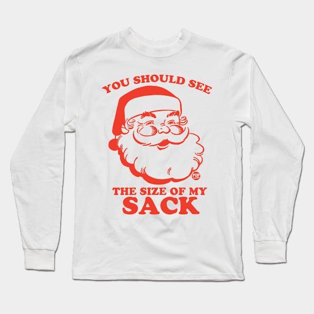 SANTA SACK Long Sleeve T-Shirt by toddgoldmanart